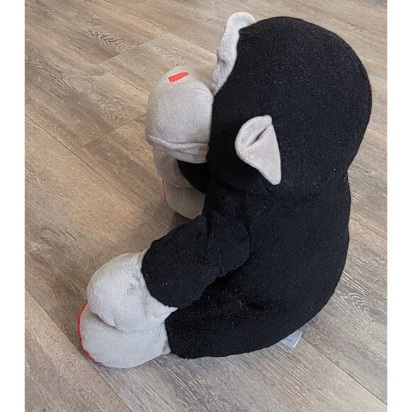 2014 Animal Adventure Black Valentine Gorilla Monkey Plush Stuffed Animal 14" - Picture 8 of 13